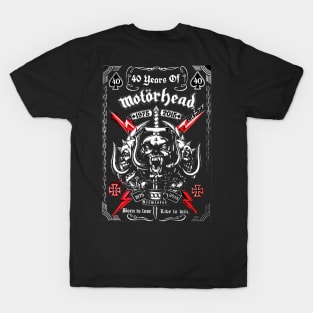 MOTORHEAD 40 YEARS T-Shirt